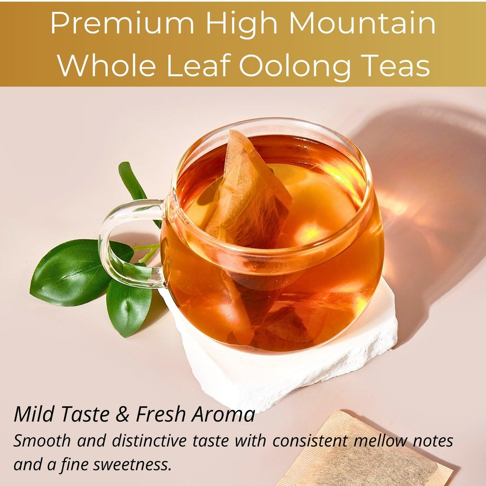 VitalForest handpicked oolong leaves: direct-from-farm quality with rich aroma.