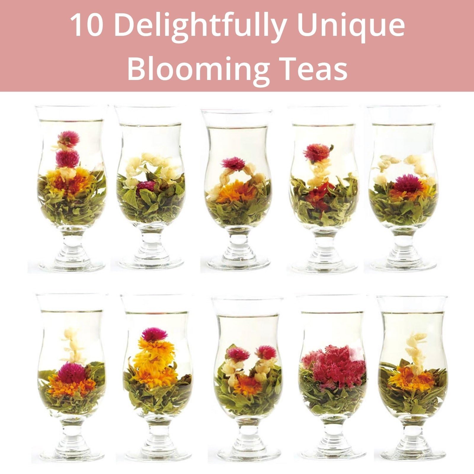 VitalForest tea ball bloom pour shows a fragrant, relaxing ritual.