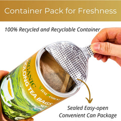 VitalForest tie guan yin leaves: handpicked from organic farms for fresh aroma.
