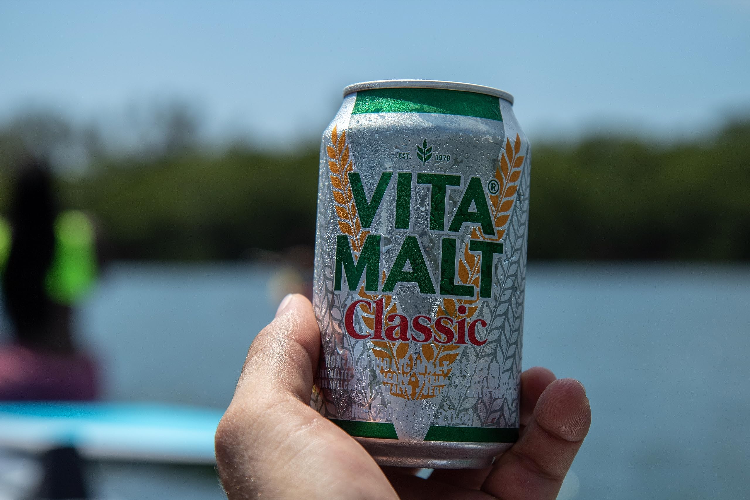 Vitamalt Classic chilled in can, ready for quick refreshment