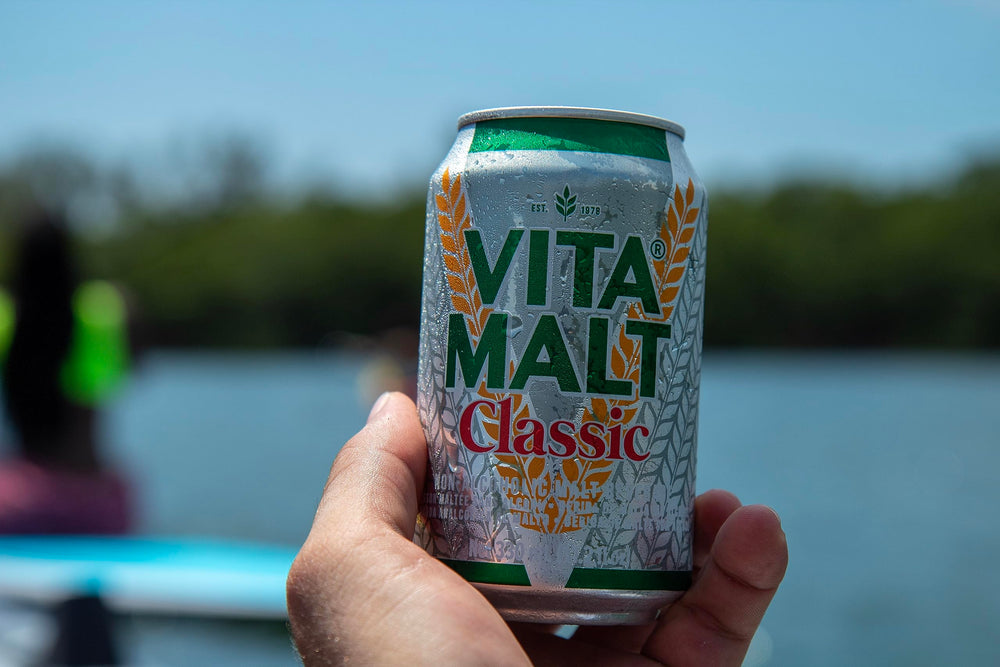 Vitamalt Classic chilled in can, ready for quick refreshment