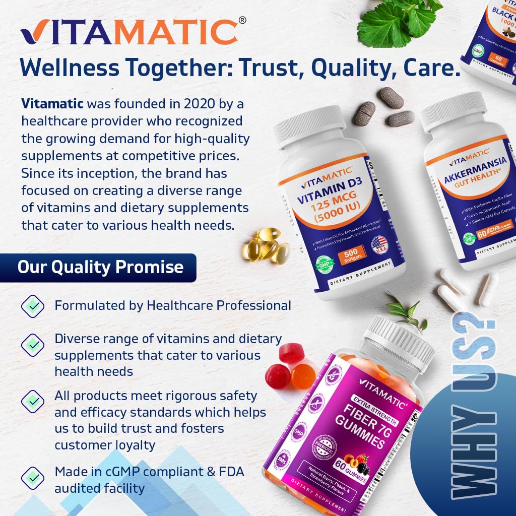 Vitamatic Fenugreek Capsules GMP-certified production for quality control