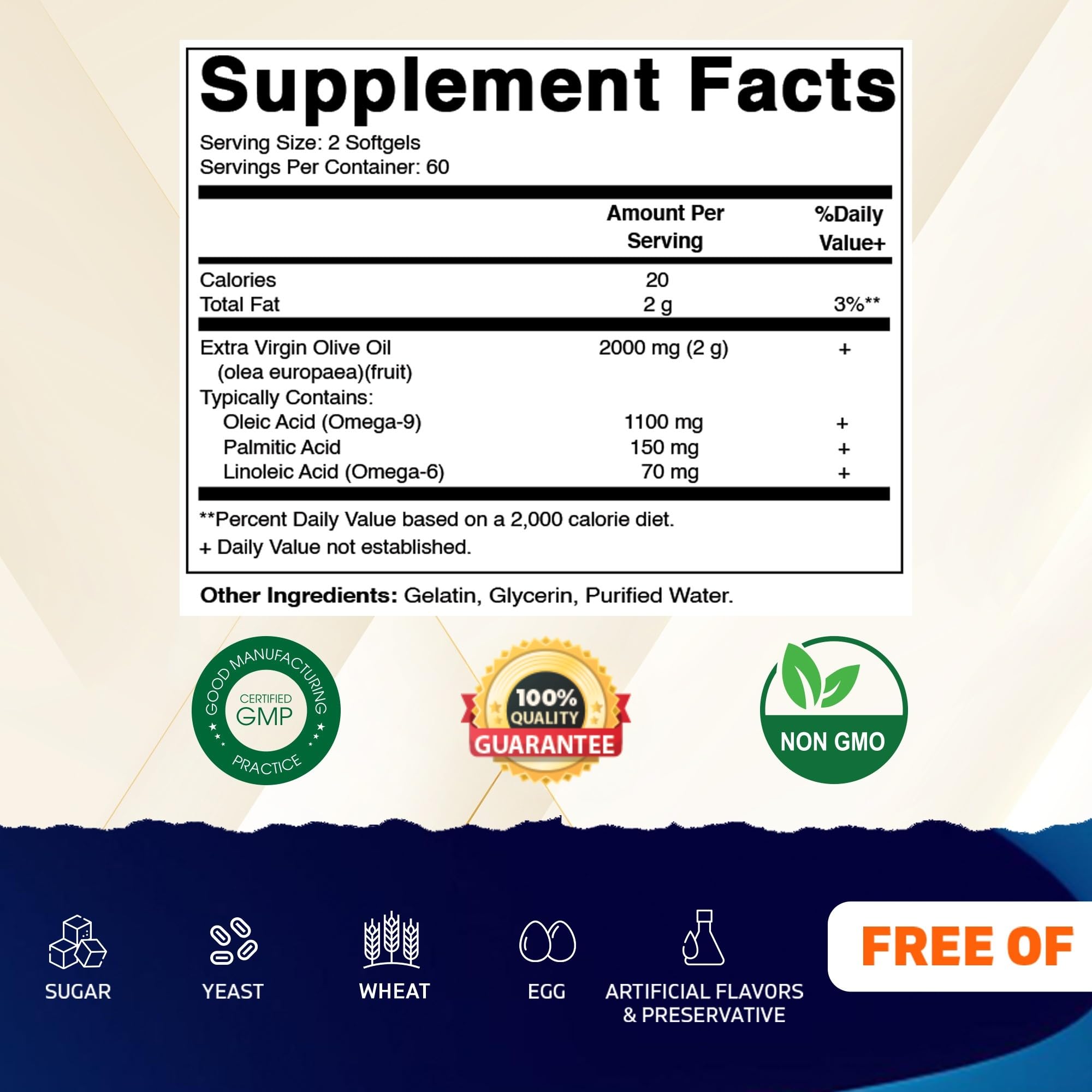 Close-up of Vitamatic softgels for convenient daily use.