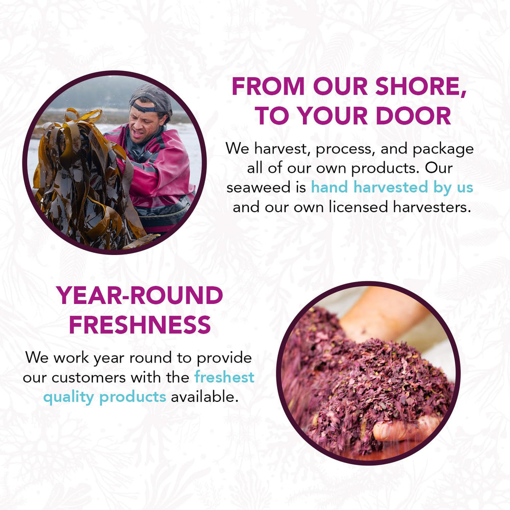 VITAMINSEA dulse adds sea-salty flavor to soups and stews
