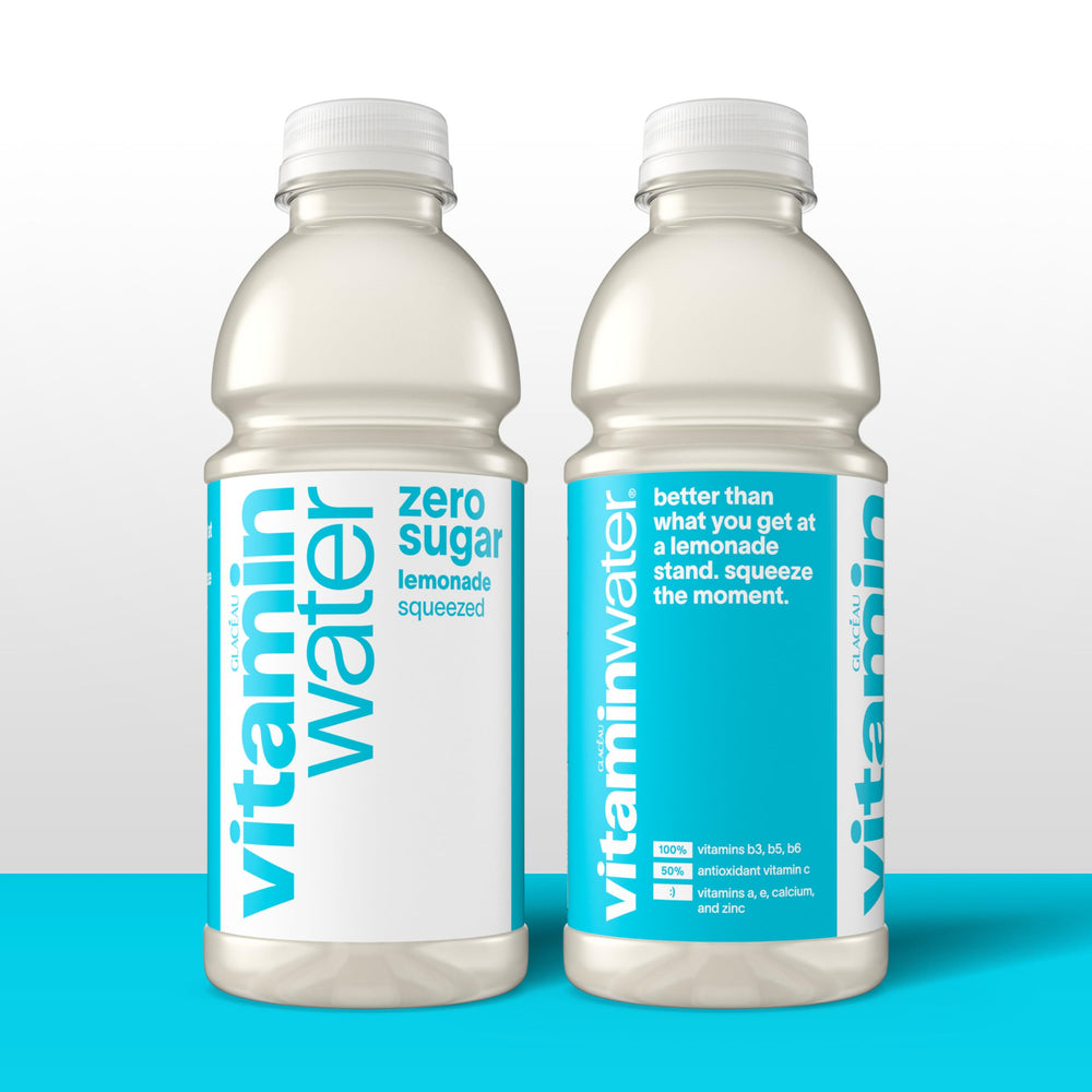 Side view of Lemonade bottle for on-the-go hydration