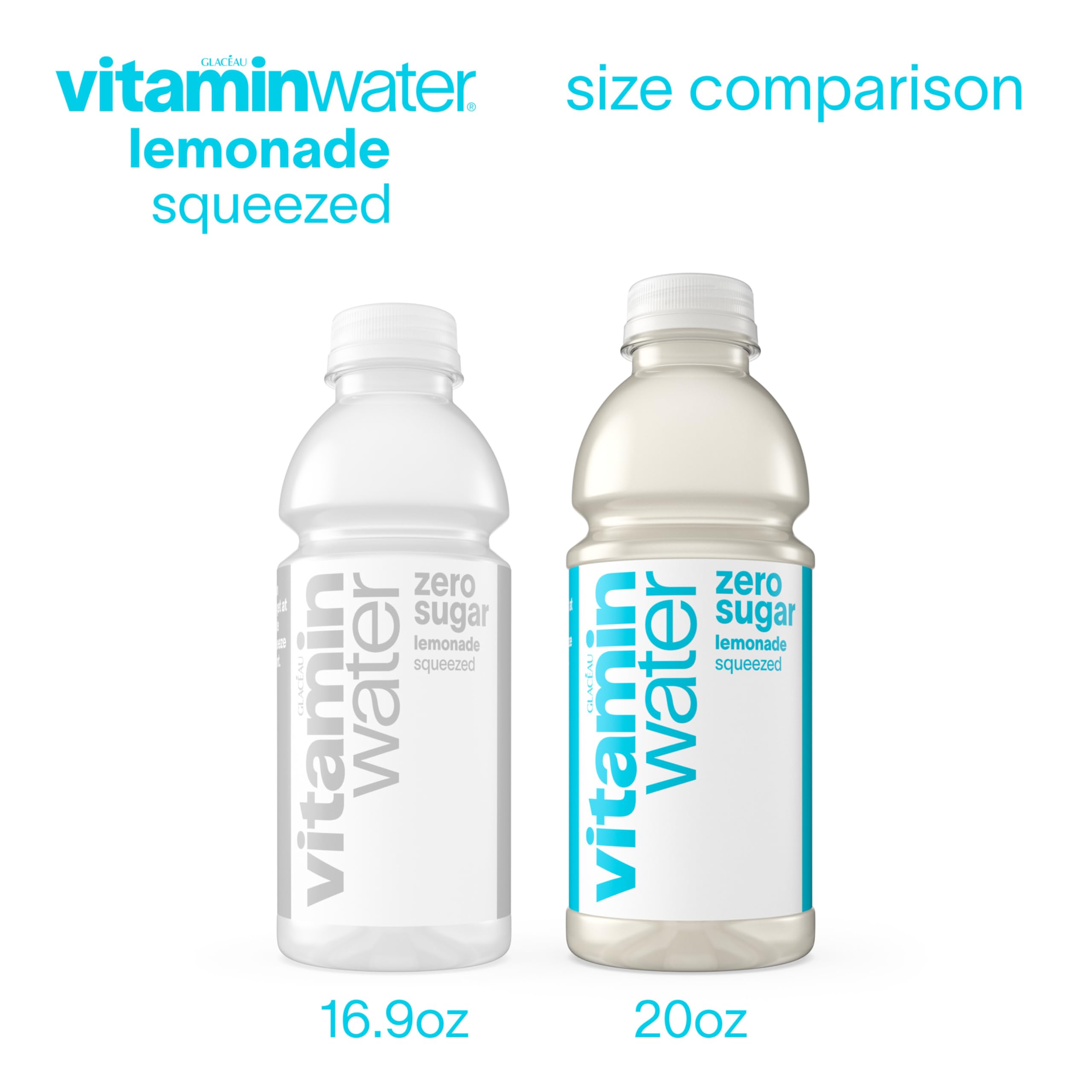 Label closeup showing seven vitamins and two minerals