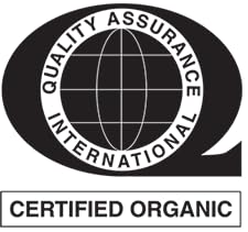 VitaSpelt organic certification seal close-up on packaging.