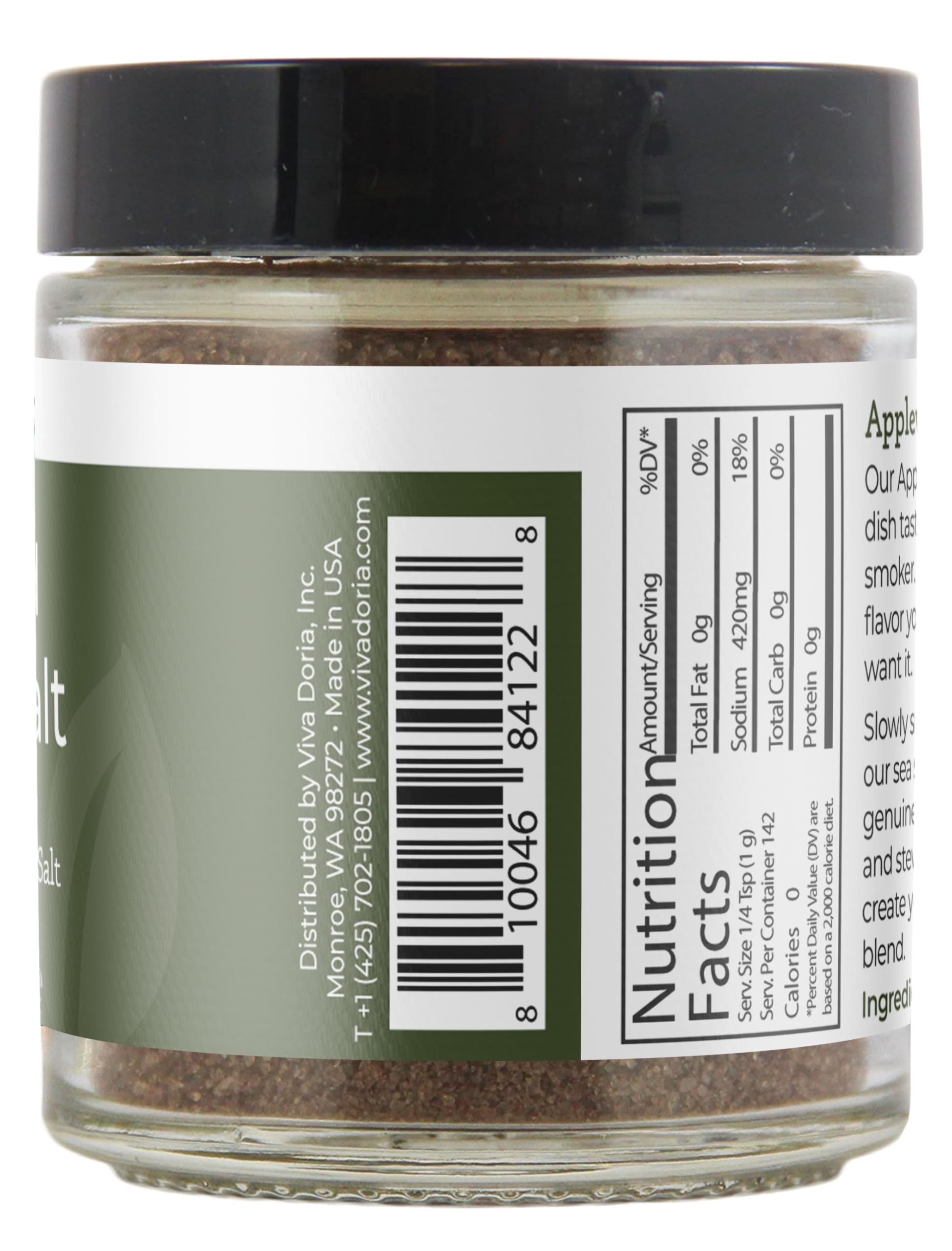 Viva Doria Applewood smoked sea salt on roasted vegetables enhances flavor