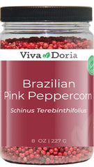 Viva Doria Brazilian pink peppercorns – whole berries for finishing salads and seafood