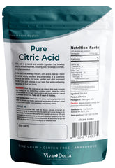 Viva Doria Citric Acid being poured to demonstrate precise tart flavor in beverages.