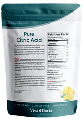 Viva Doria citric acid dissolves quickly in water for consistent recipes.