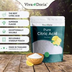 Viva Doria citric acid with superior solubility blends easily in beverages.