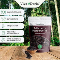 Viva Doria grinder-refill two-set pack ready for easy refills.