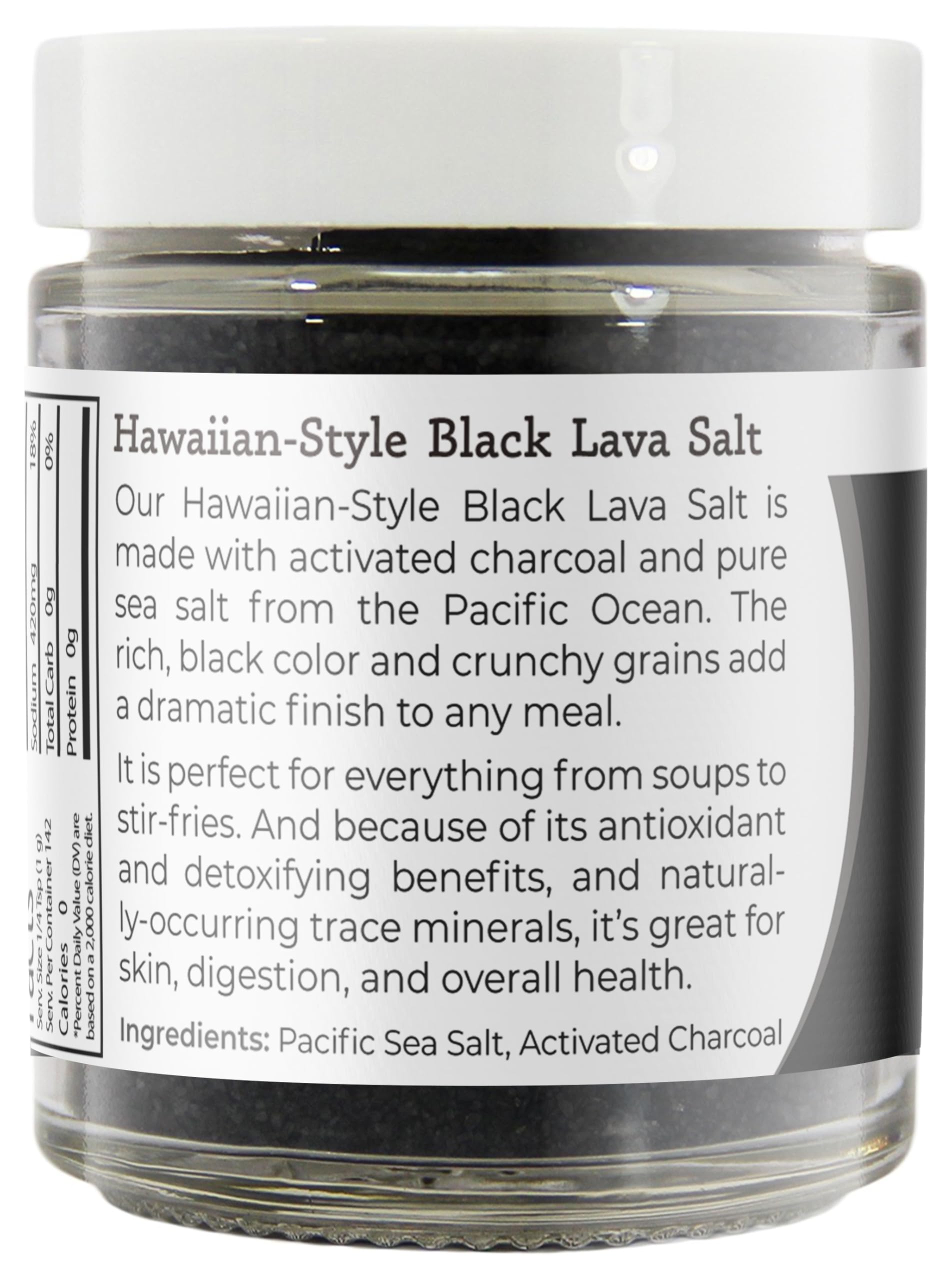 Viva Doria lava salt finishing a dish with color and aroma