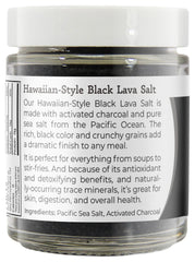 Viva Doria lava salt finishing a dish with color and aroma