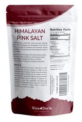 Viva Doria Himalayan pink salt grinder refill pack for convenient fresh flavor