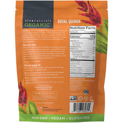 Viva Naturals cooked quinoa in a fluffy bowl, versatile base for meals.