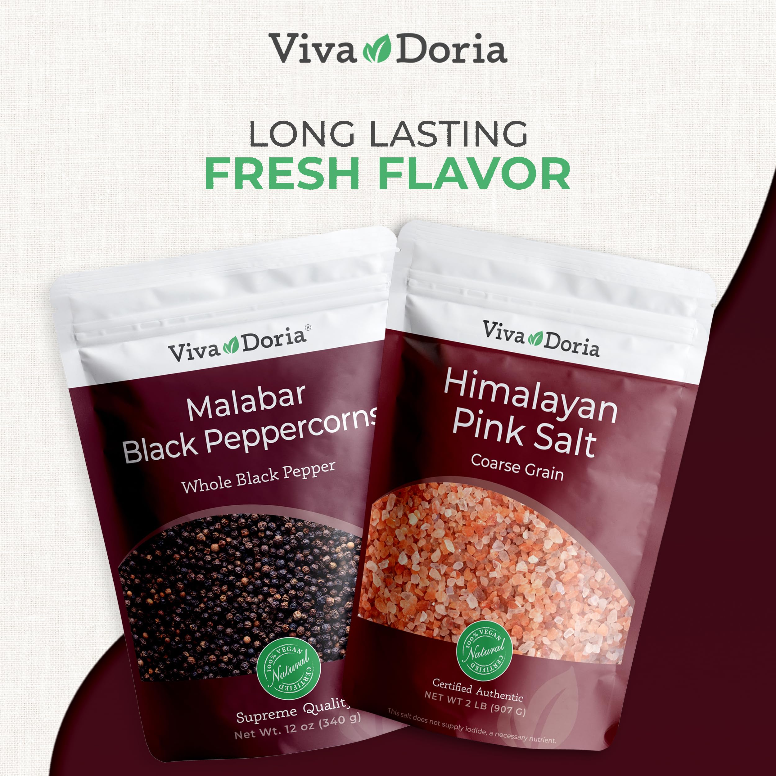 Viva Doria combo pack displayed in a modern kitchen.