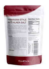 Viva Doria Hawaiian Red Alaea Sea Salt colorful crystals enhance island dishes and presentation.