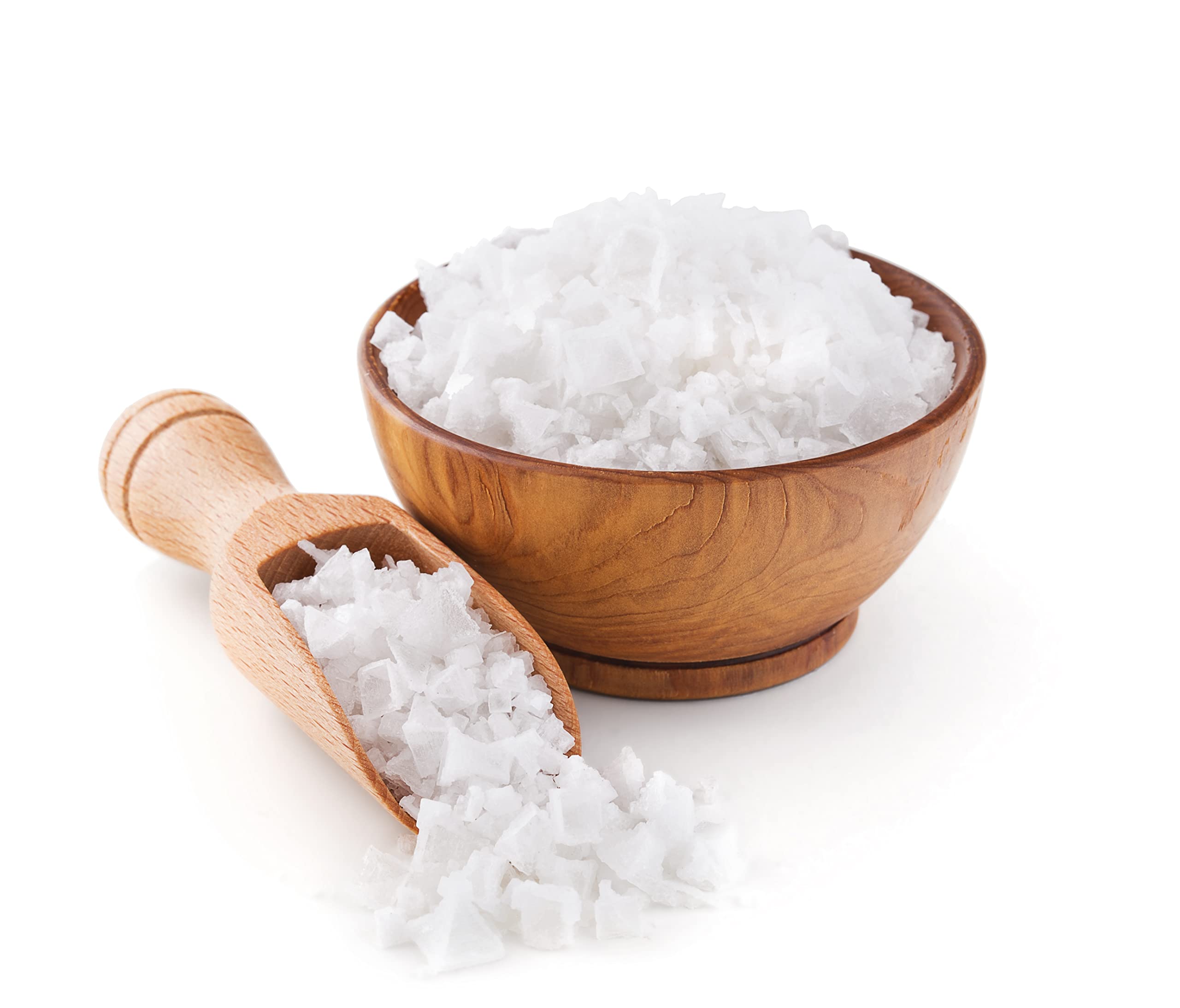 Viva Doria salt flakes close-up highlights crisp texture ideal for seasoning.