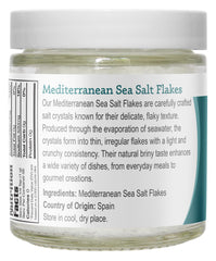 Viva Doria Mediterranean flakes sprinkled on plate offer bright mineral notes.
