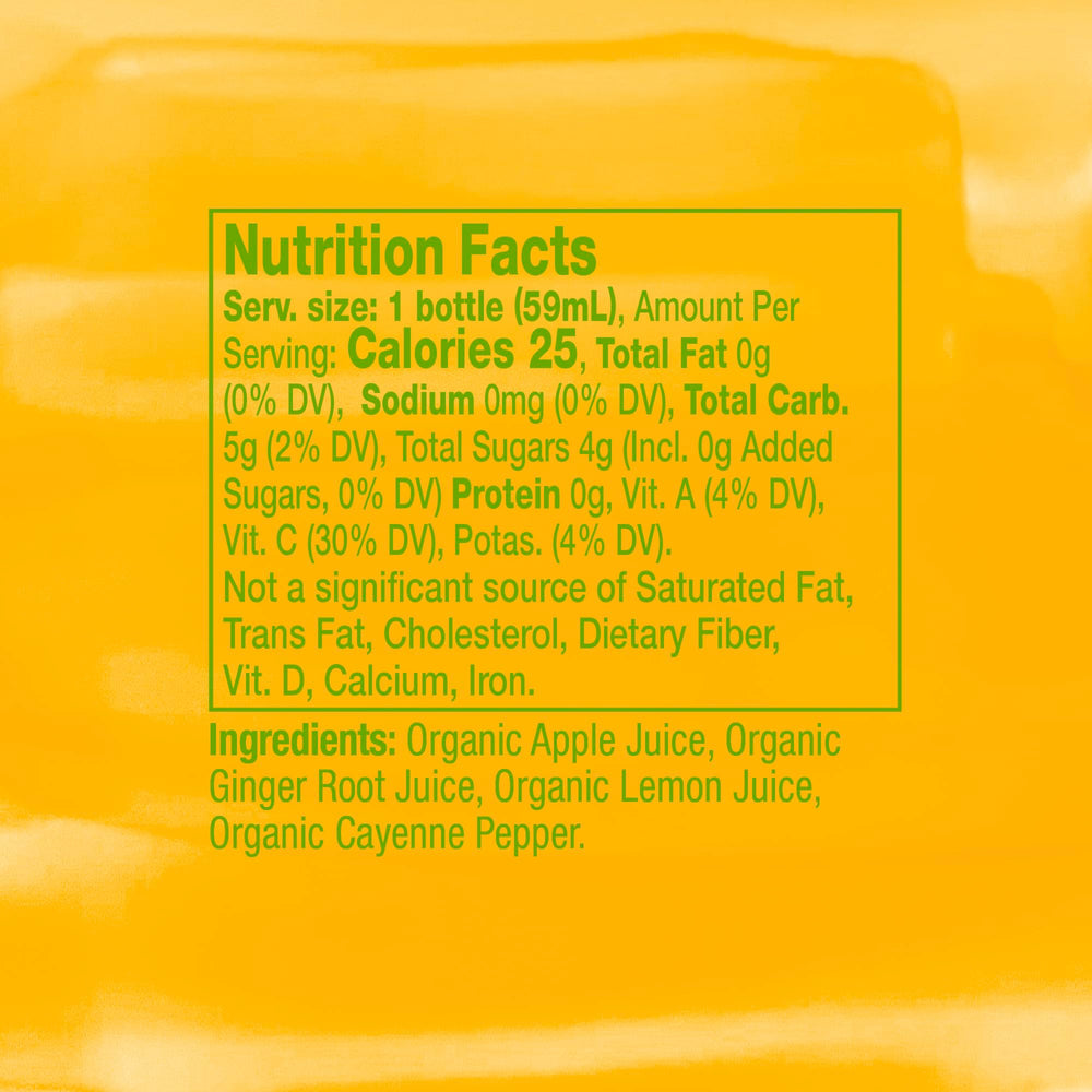 Vive Organic Immune Shot 12-pack front view, showcasing convenient daily immunity support.