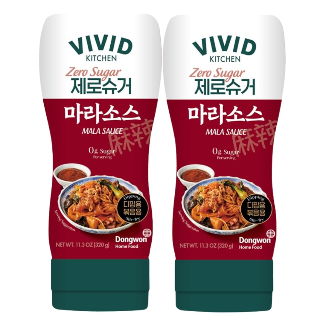 VIVID KITCHEN Mala sauce bottle pour, ready for quick spicy flavor boost