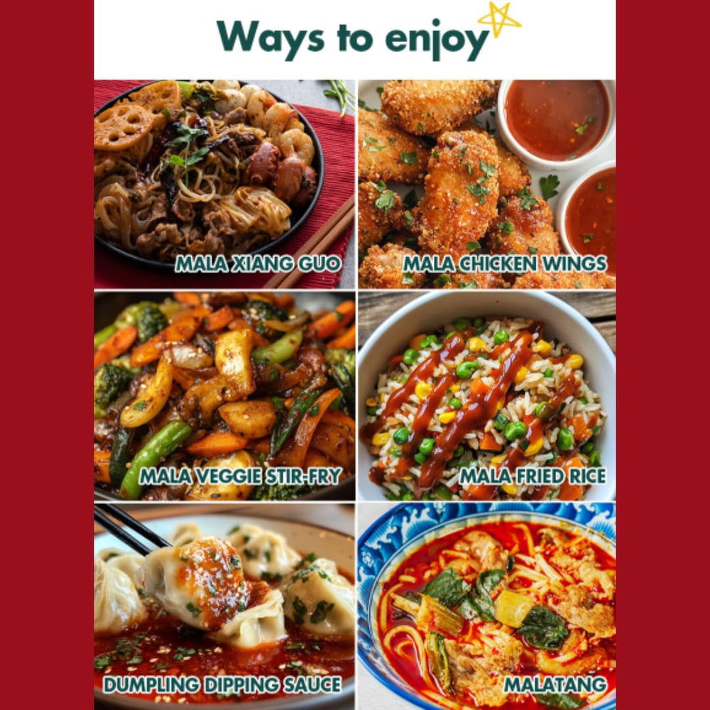 VIVID KITCHEN Mala sauce glaze on grilled meat for zing