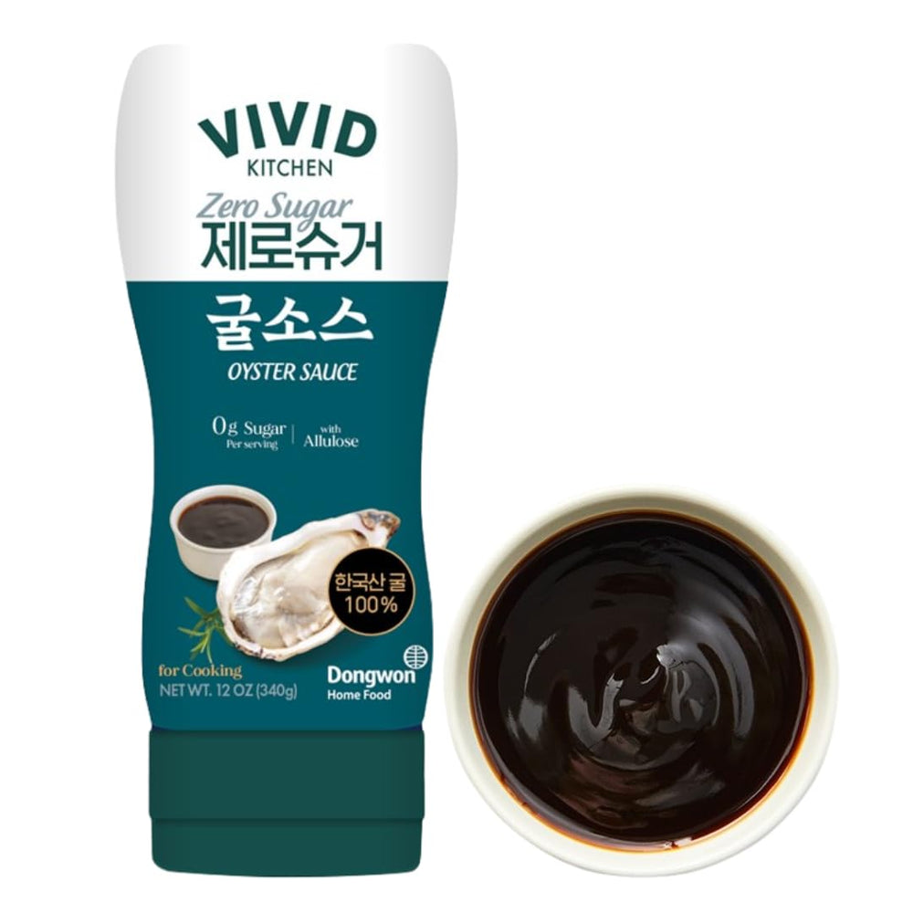 VIVID KITCHEN Oyster Sauce 2-pack display — practical squeeze bottle system for kitchens