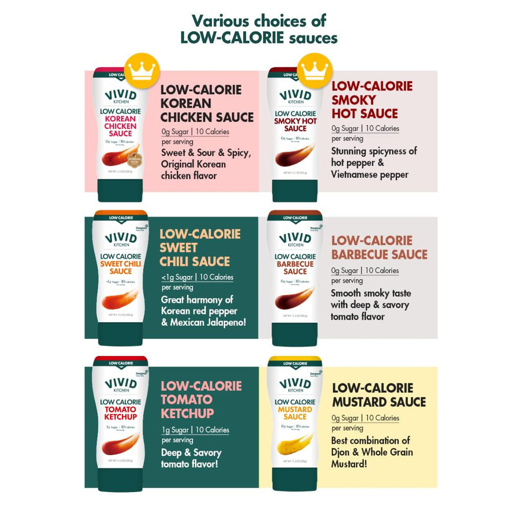 VIVID KITCHEN Sauce served over rice or noodles for a flavor boost.
