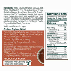 VIVID Kitchen Soy-Sesame Dressing pour-shot shows smooth drizzle for marinades