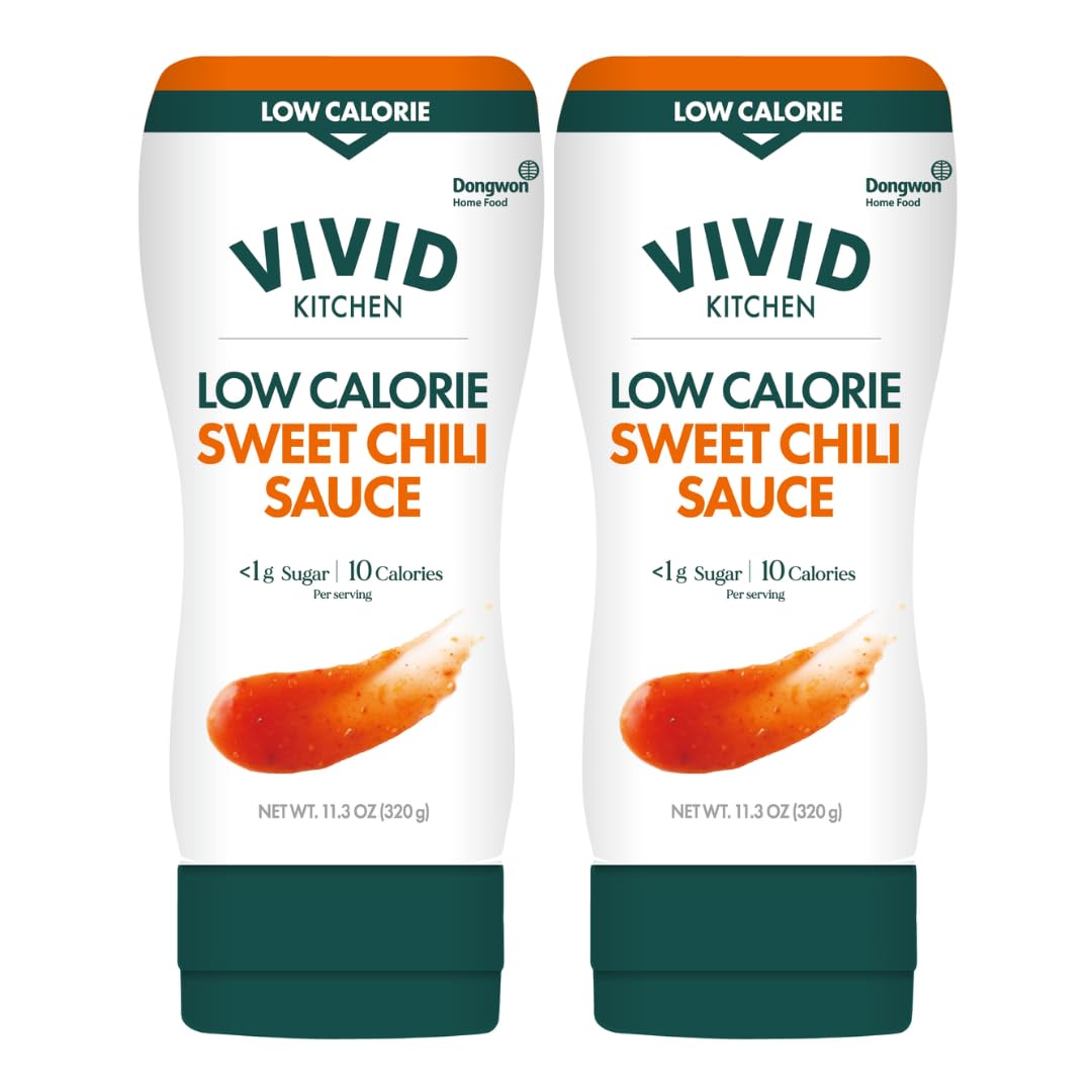 VIVID KITCHEN Sweet Chili Sauce bottle for dipping and glazing.