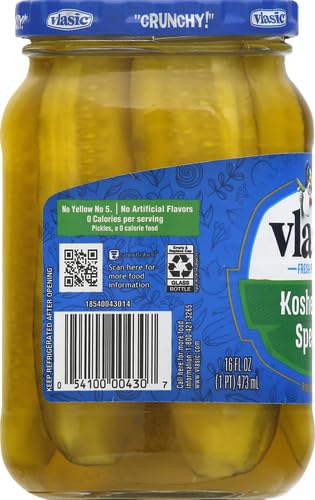 Vlasic packaging showing United States production and traditional labeling