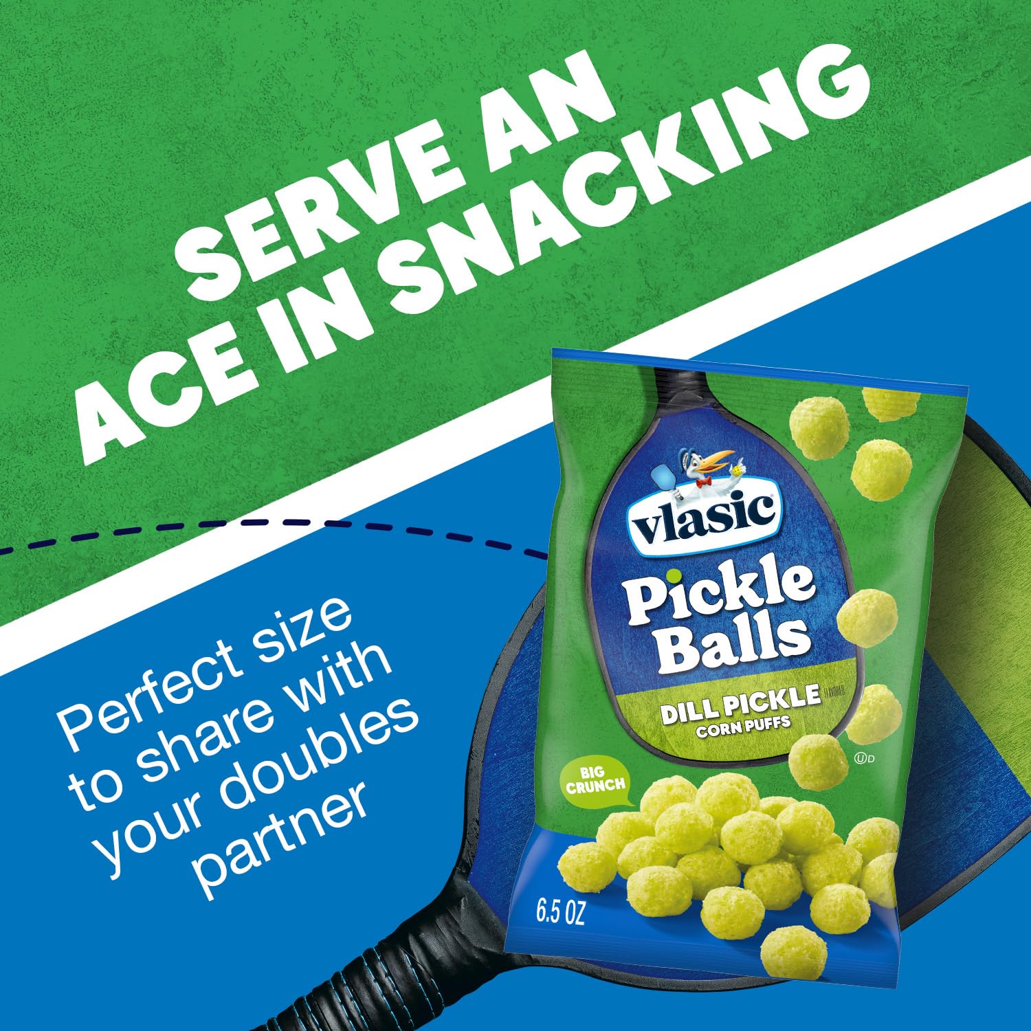 Vlasic Pickle Balls logo with APP sponsorship badge, signaling pickleball community support.