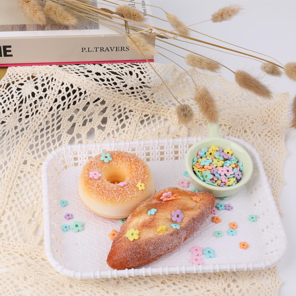 VoKaSar edible flowers donut toppers elevate treats with floral charm.