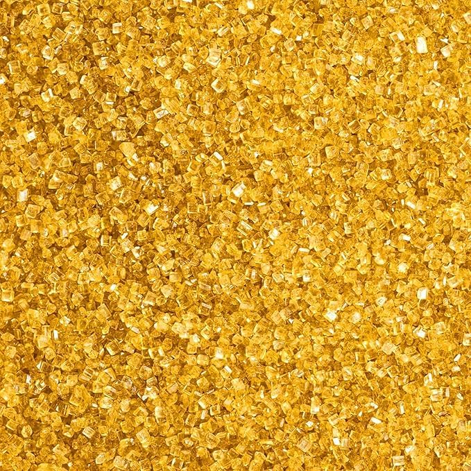 VoKaSar Gold Sugar Sprinkles on cupcakes add shimmering elegance for celebrations.