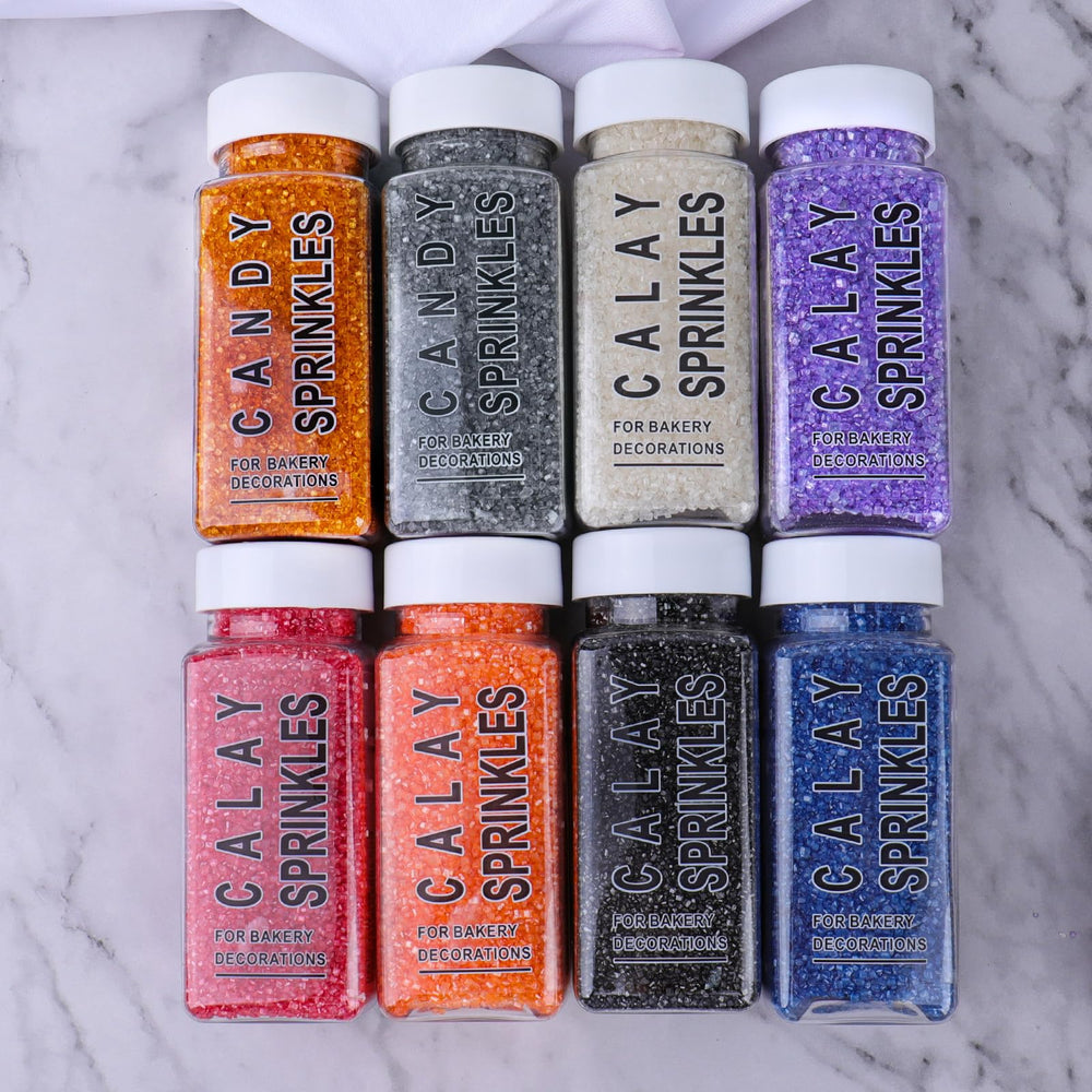 VoKaSar gold sugar sprinkles gift-ready packaging for bakers and crafters.