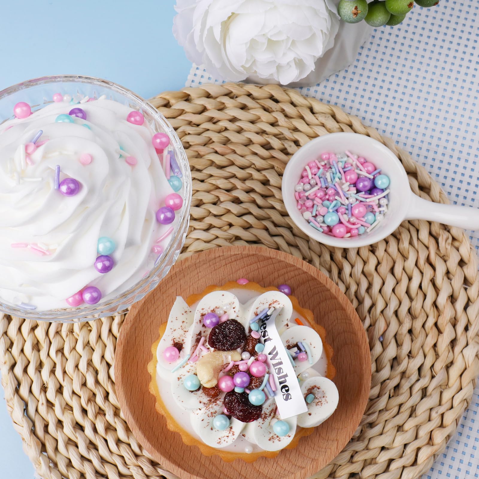 VoKaSar gift-pack pastel sprinkles for baking and gifts