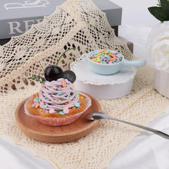 VoKaSar rainbow pastel confetti close-up showing edible decorations.