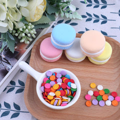 VoKaSar Rainbow Confetti Sprinkles on cake for party-ready design