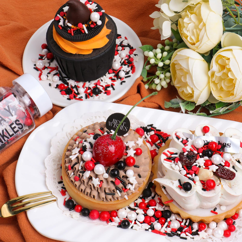 VoKaSar red white black mix suits patriotic and modern themes.