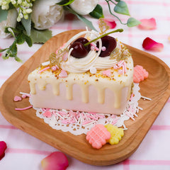 VoKaSar Valentines Sprinkles pink-white-hearts create soft cake focal points