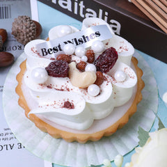 VoKaSar White Pearl Sprinkles on cake for delicate upscale decorating