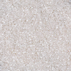 VoKaSar white sanding sugar 130g pack adds sparkling decoration to cakes.
