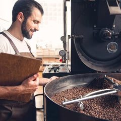 Fresh-roasted Volcanica packaging emphasizes flavor and aroma preservation.