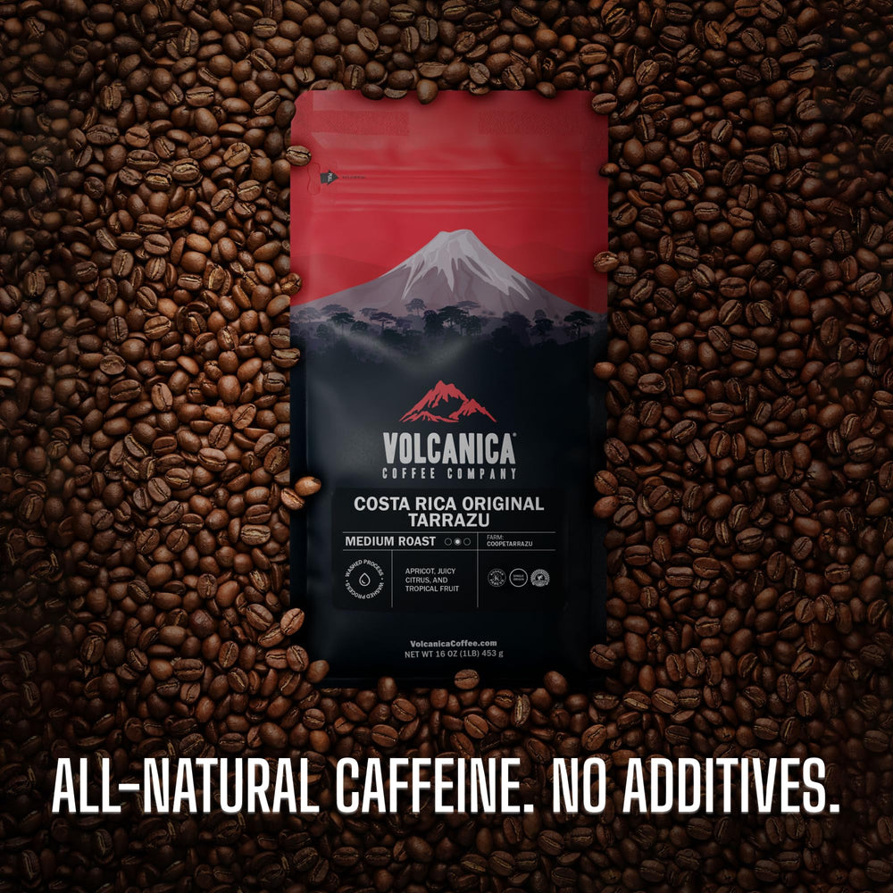 Volcanica Low Acid chocolate-nut-tangerine notes close-up aroma