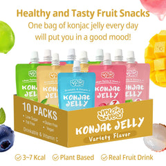 VOLO VERO lychee konjac jelly pouch with collagen peptides for skin and joints
