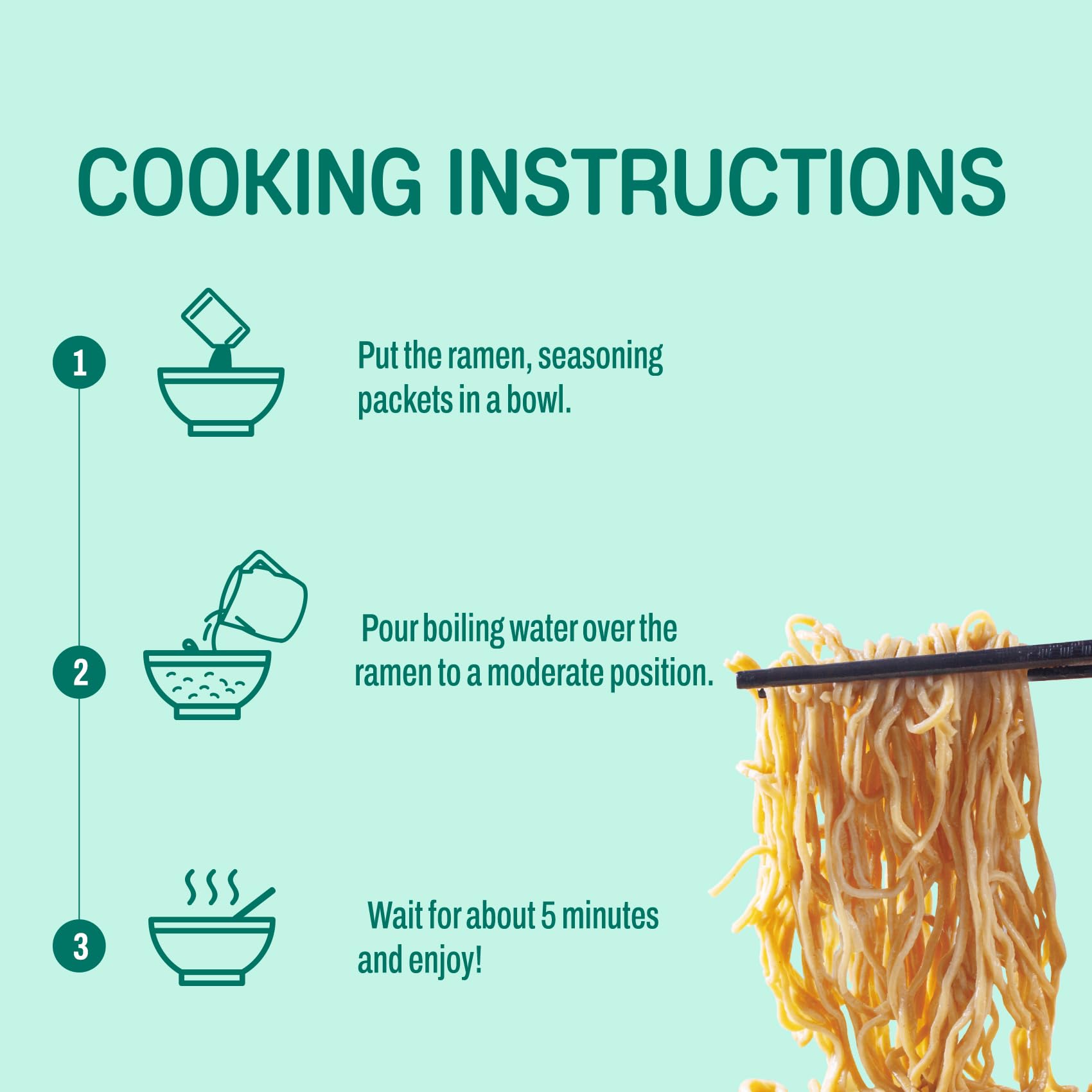 VOLO VERO non-fried noodles for lighter, flavorful bowls