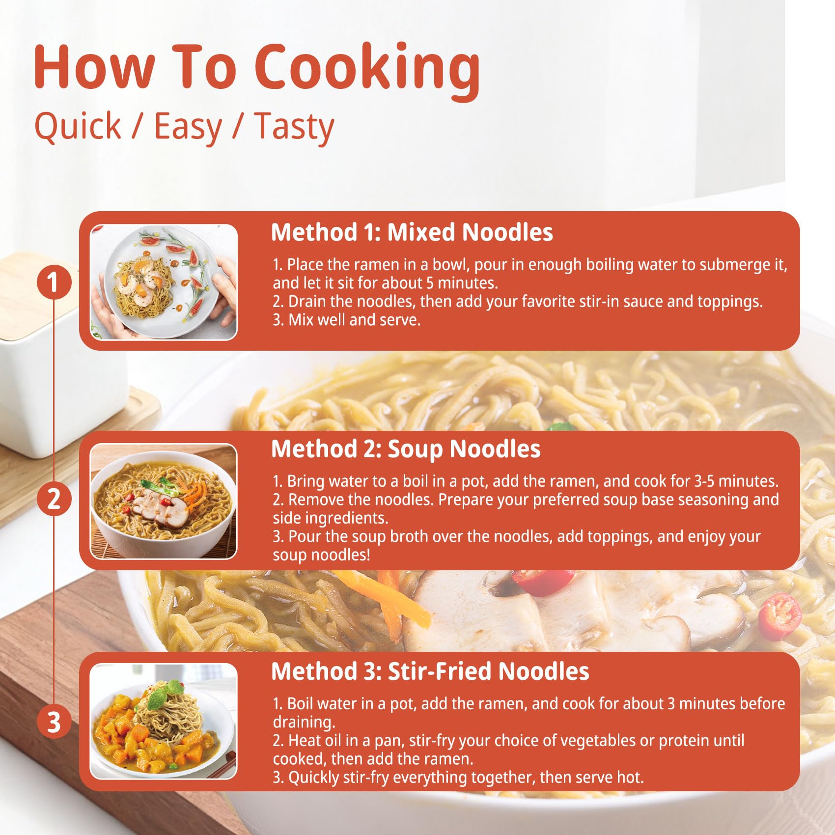 VOLO VERO ready-to-eat ramen shot for quick, healthy meals.