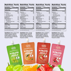 VOLO VERO Konjac jelly pouch strawberry flavor, low calories for mindful snacking